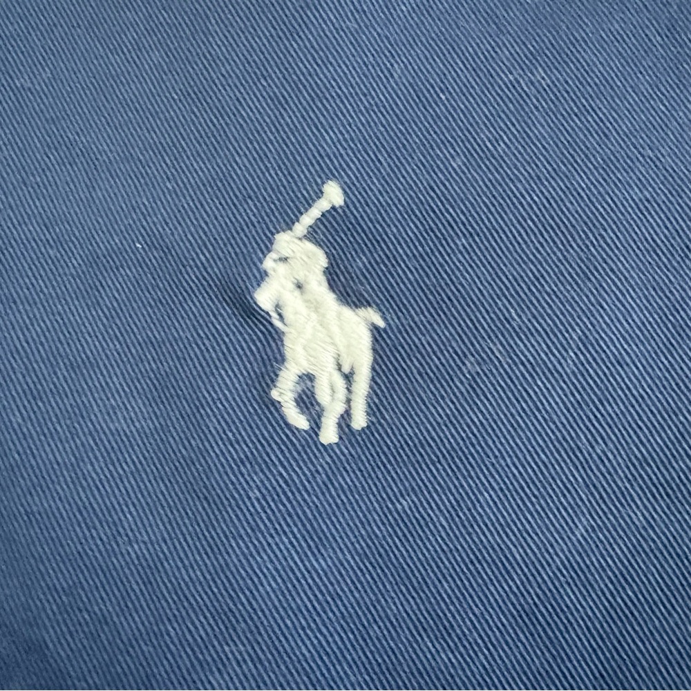 Polo by Ralph Lauren Navy Blue White Logo Men's Shorts EUC - Picture 4 of 9